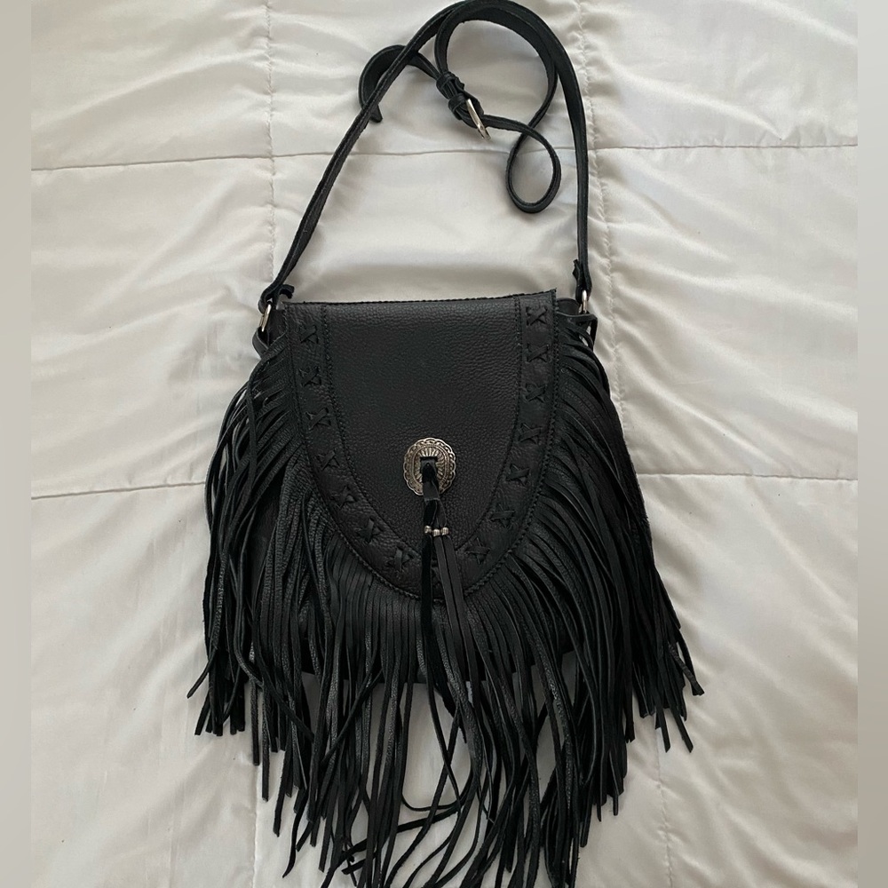 Kobler leather crossbody purse